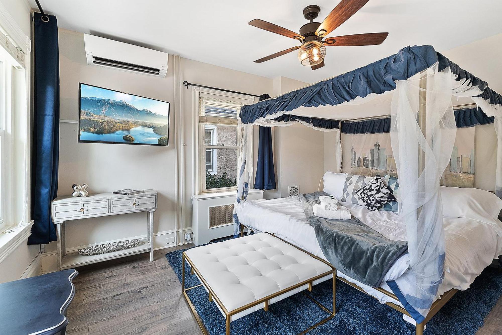 Main Line Manor 3br With King Beds & Patio & Backyard Aparthotel