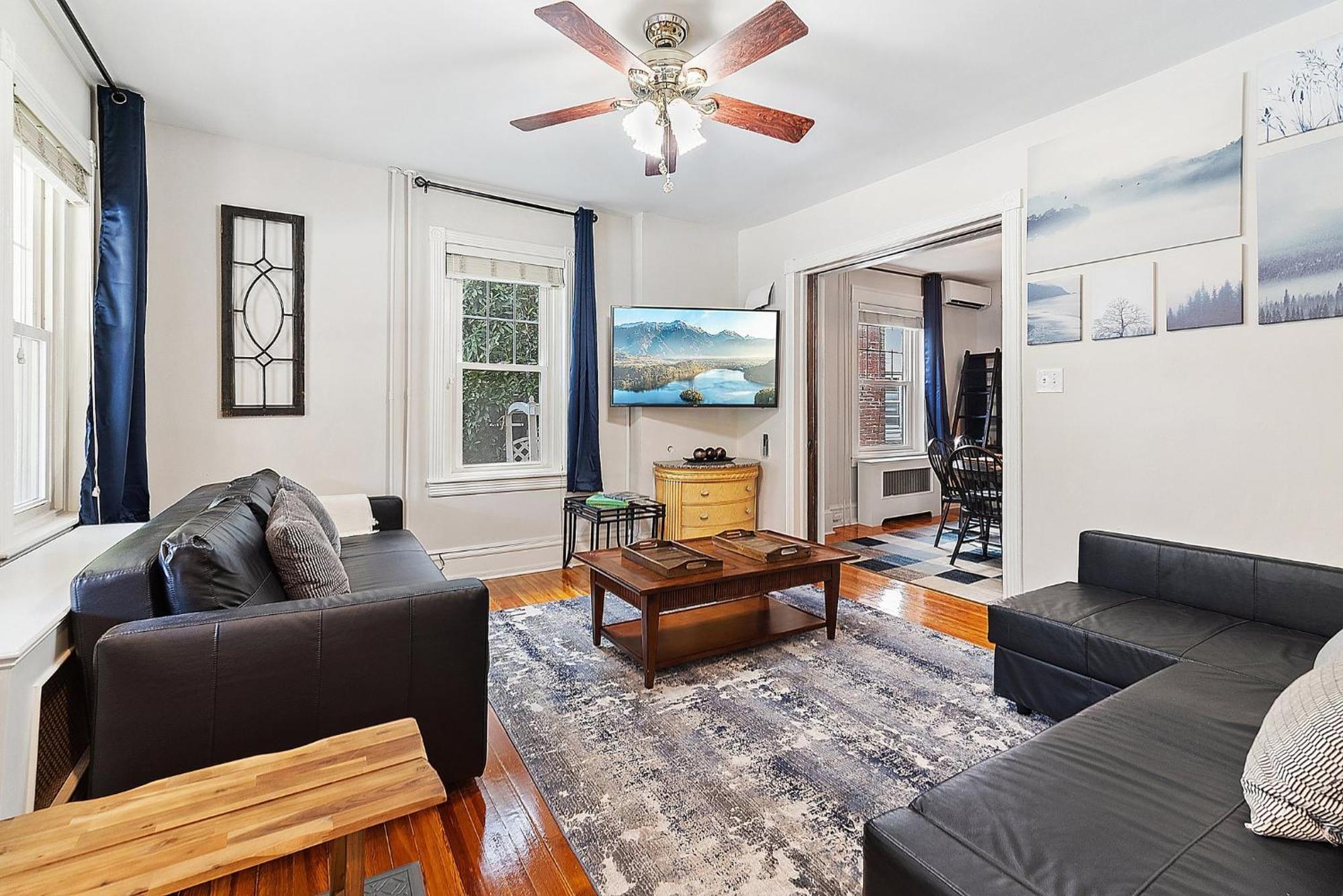 Main Line Manor 3br With King Beds & Patio & Backyard Aparthotel